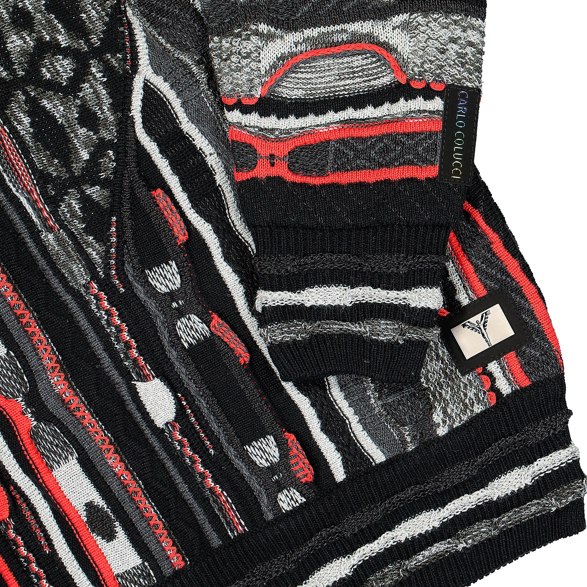 Carlo Colucci Pullover Multicolor Sweatshirts Detailfoto | Overkill