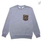 Carhartt WIP Eaton Pocket Sweat Grey Heather / Leather Pocket Sweatshirts 93R9.N57.V6.92.03 | Overkill