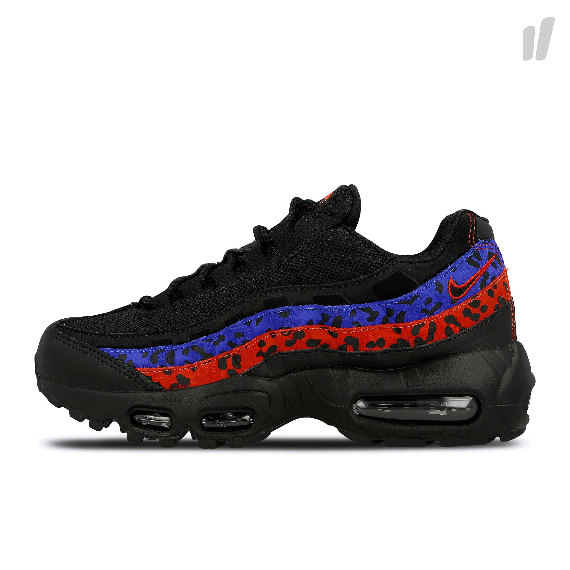 Nike wmns air max 95 premium Black-Black - Habanero Red Sneakers CD0180 001 | Overkill