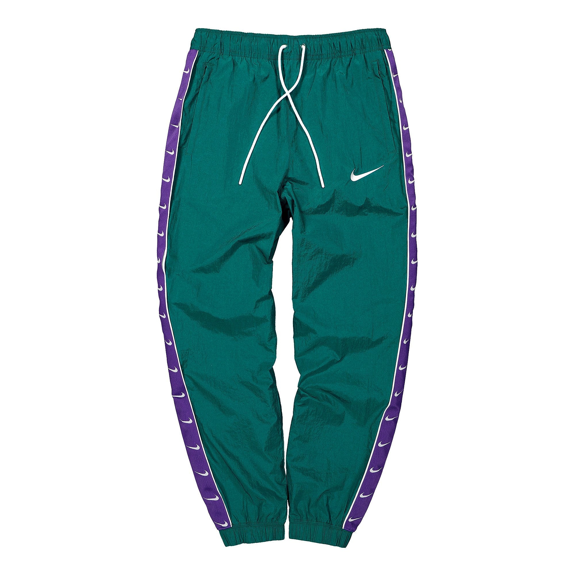 Nike NSW Swoosh Pant Woven Geode Teal / Court Purple / White Sweat & Track Pants CD0421 381 | Overkill