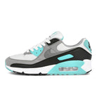 Nike wmns air max 90 White / Particle Grey - Hyper Turquoise - Black  CD0490 104 | Overkill
