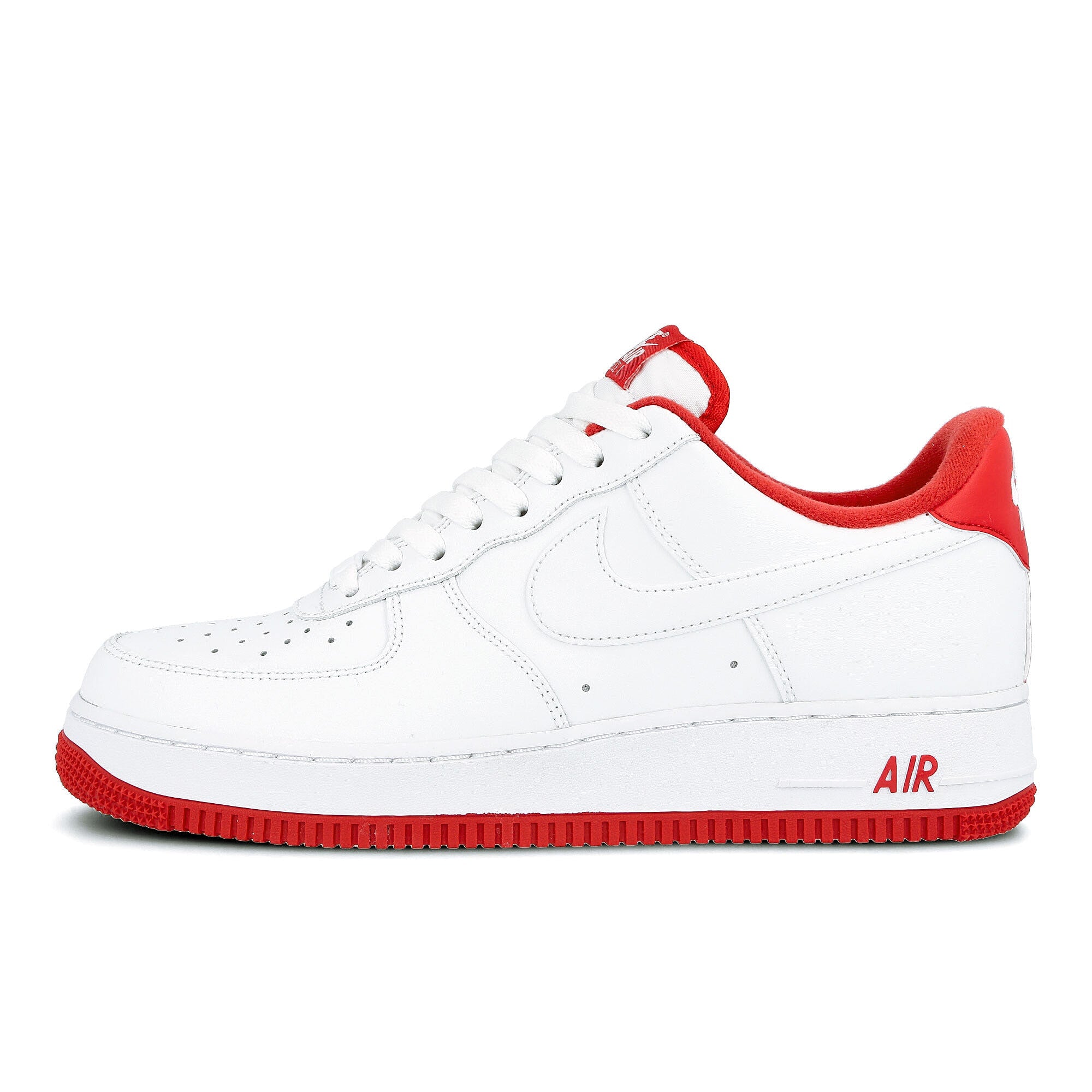 Nike air force 1 07 White-University Red Low Top Sneakers CD0884 101 | Overkill