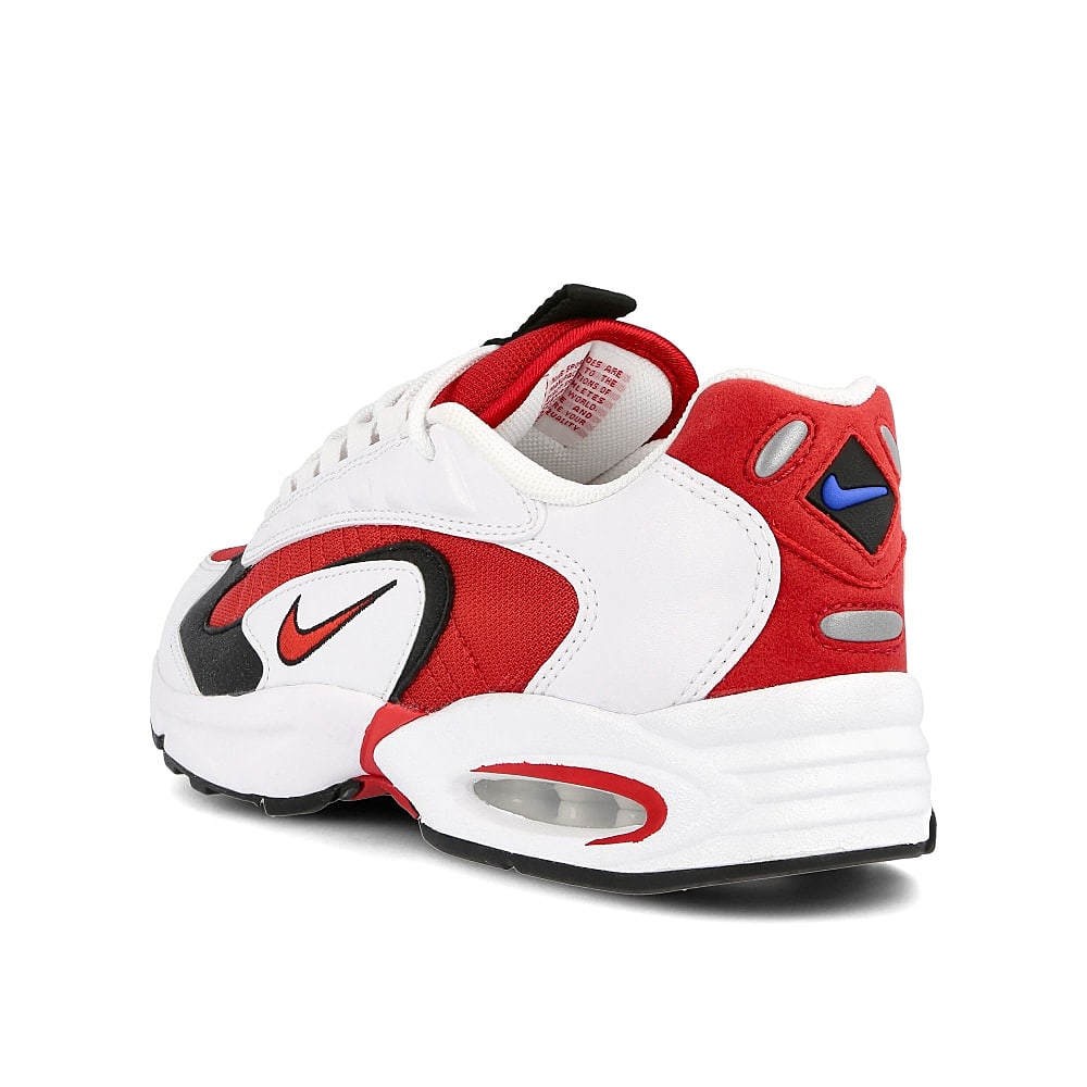 Nike air max triax 96 White-Gym Red - Black - Soar Low Top Sneakers  Material | Overkill