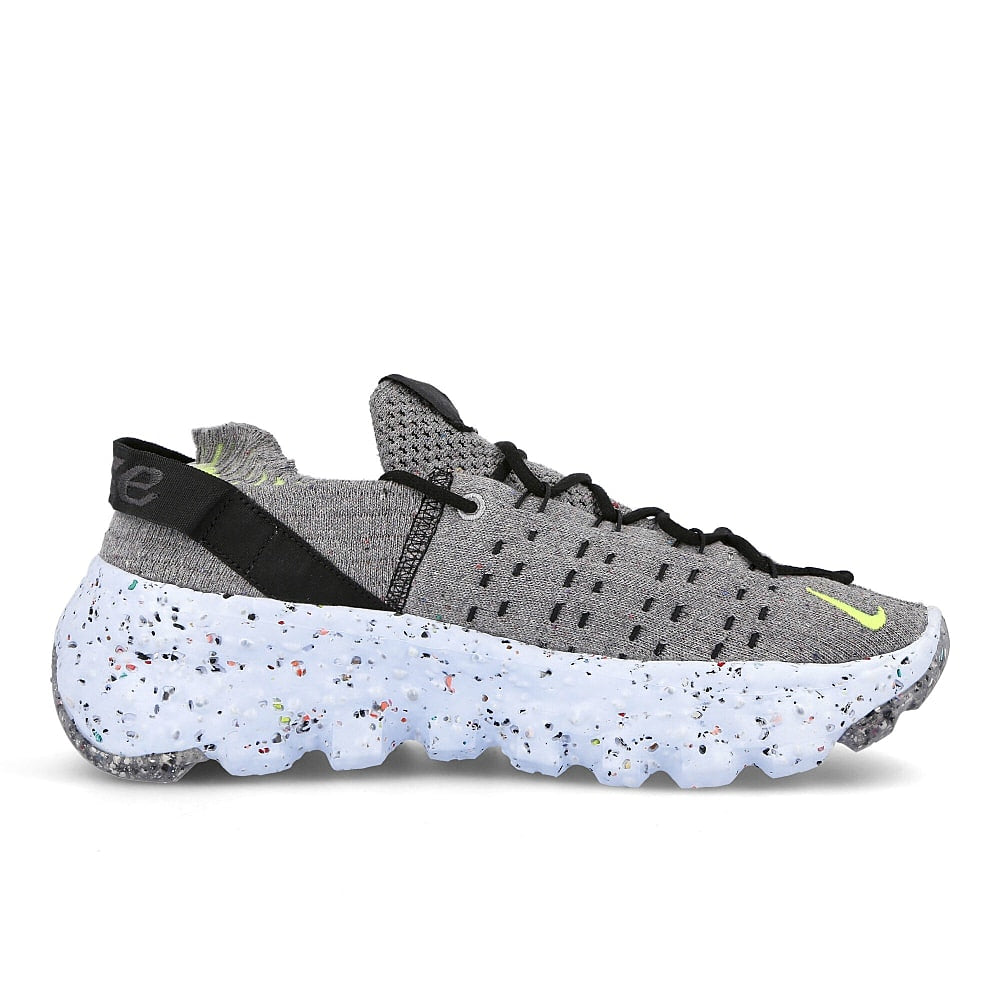 Nike wmns space hippie 04 Grey / Volt - Black - Dark Smoke Grey   Material | Overkill