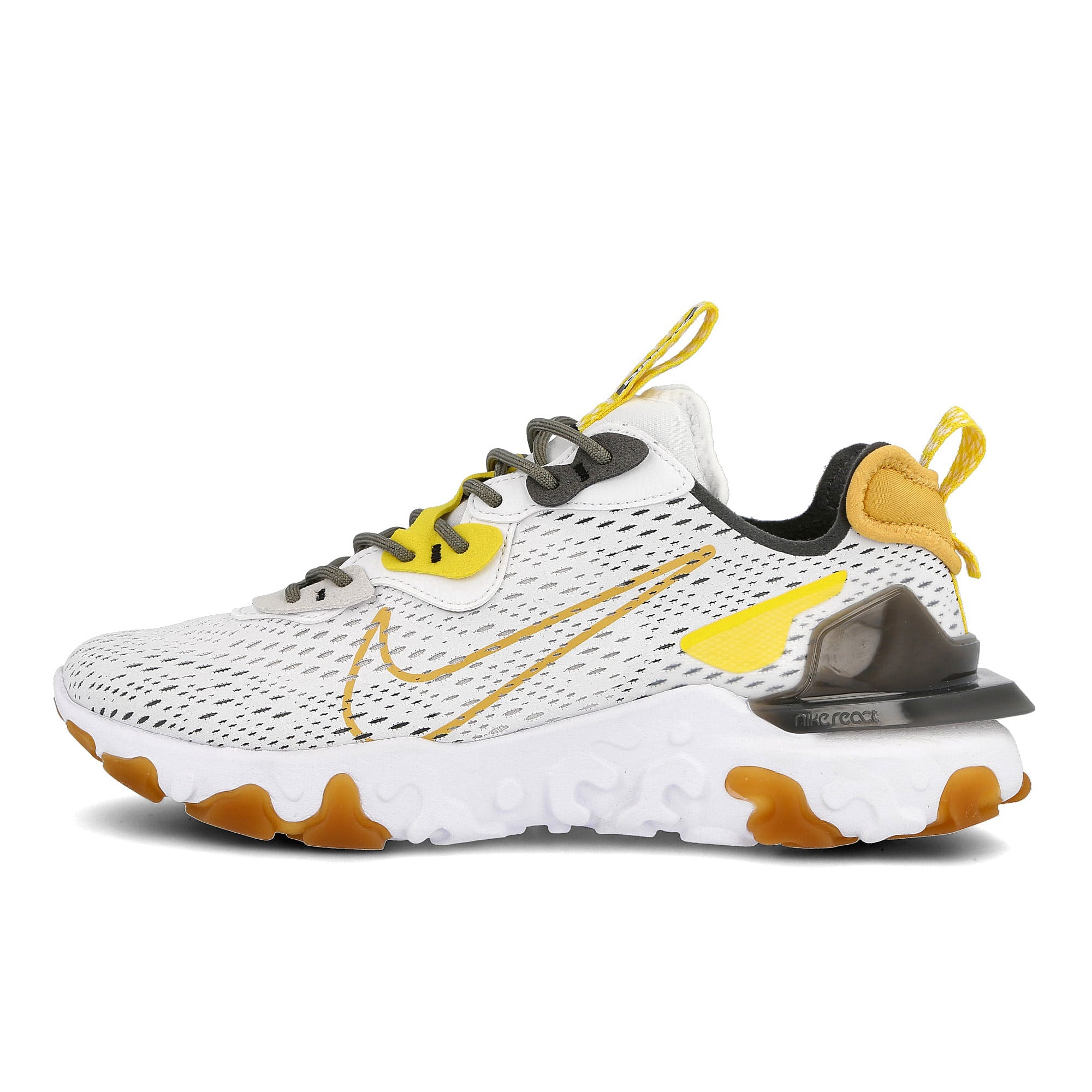 Nike react vision White-Honey Comb - Iron Grey - Vast Grey Sneakers CD4373 100 | Overkill