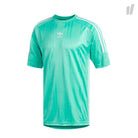 adidas Jacquard 3 Stripes Jersey Hi-res Green / White T-Shirts CD6272 | Overkill