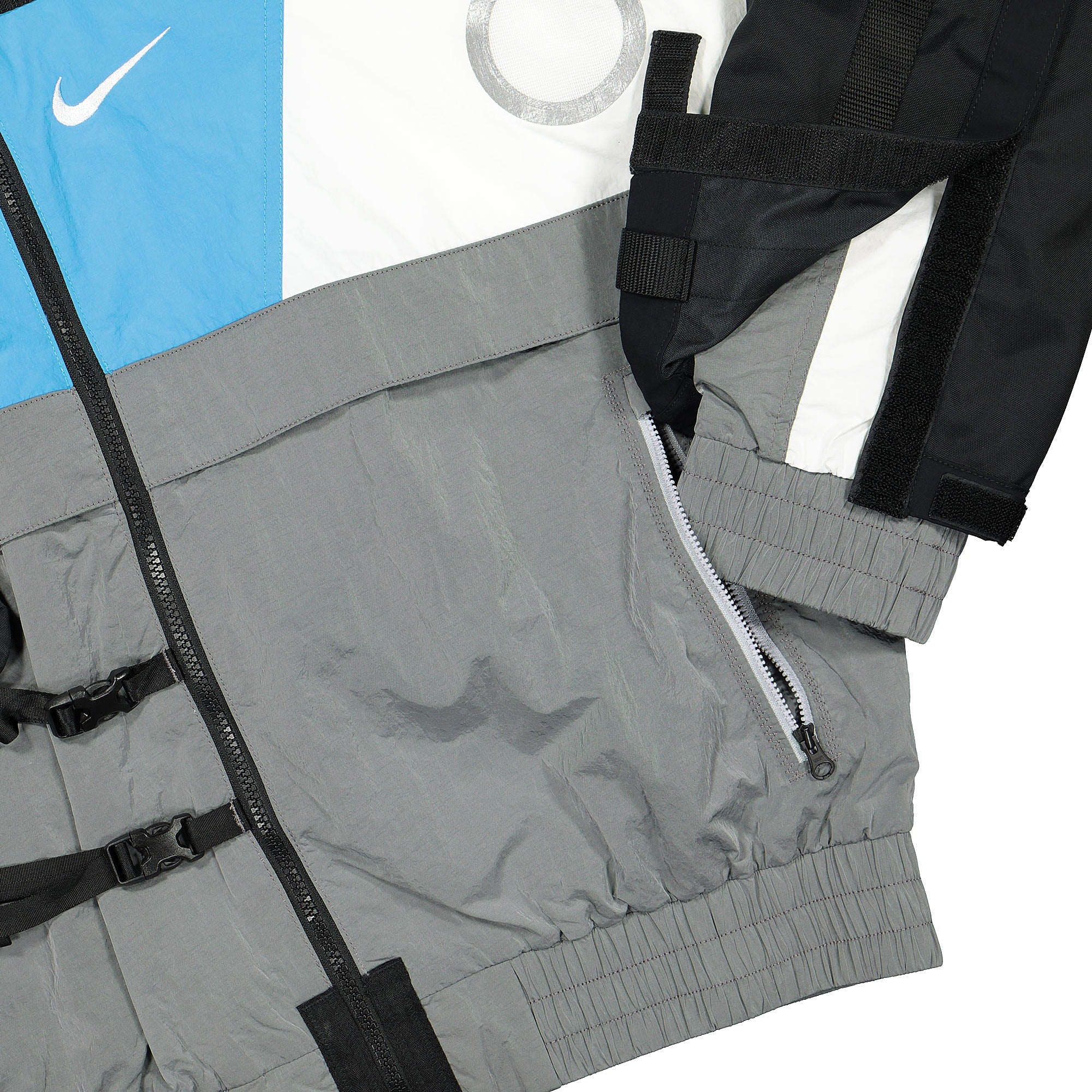 Nike NRG ISPA Jacket HD Wolf Grey / Summit White - LT Current Blue Jackets Detailfoto | Overkill