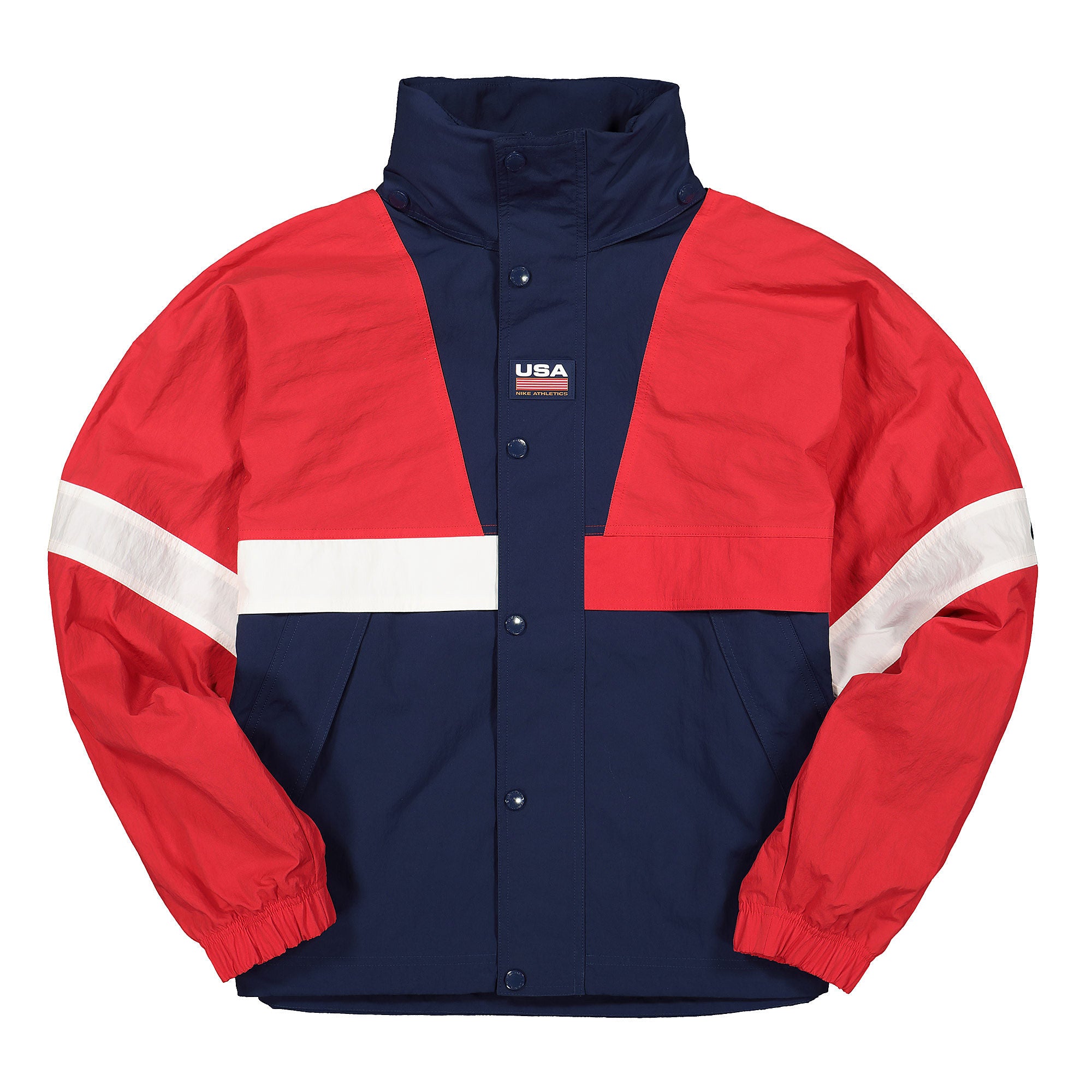 Nike NRG Jacket Swoosh Stripe University Red / Midnight Navy Jackets CD6374 657 | Overkill