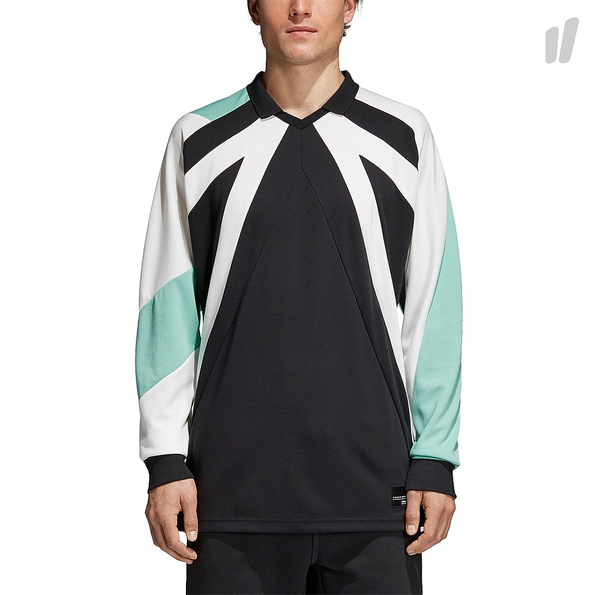 adidas Equipment 18 Longsleeve Black / Hi-res Green Longsleeves CD6844 | Overkill