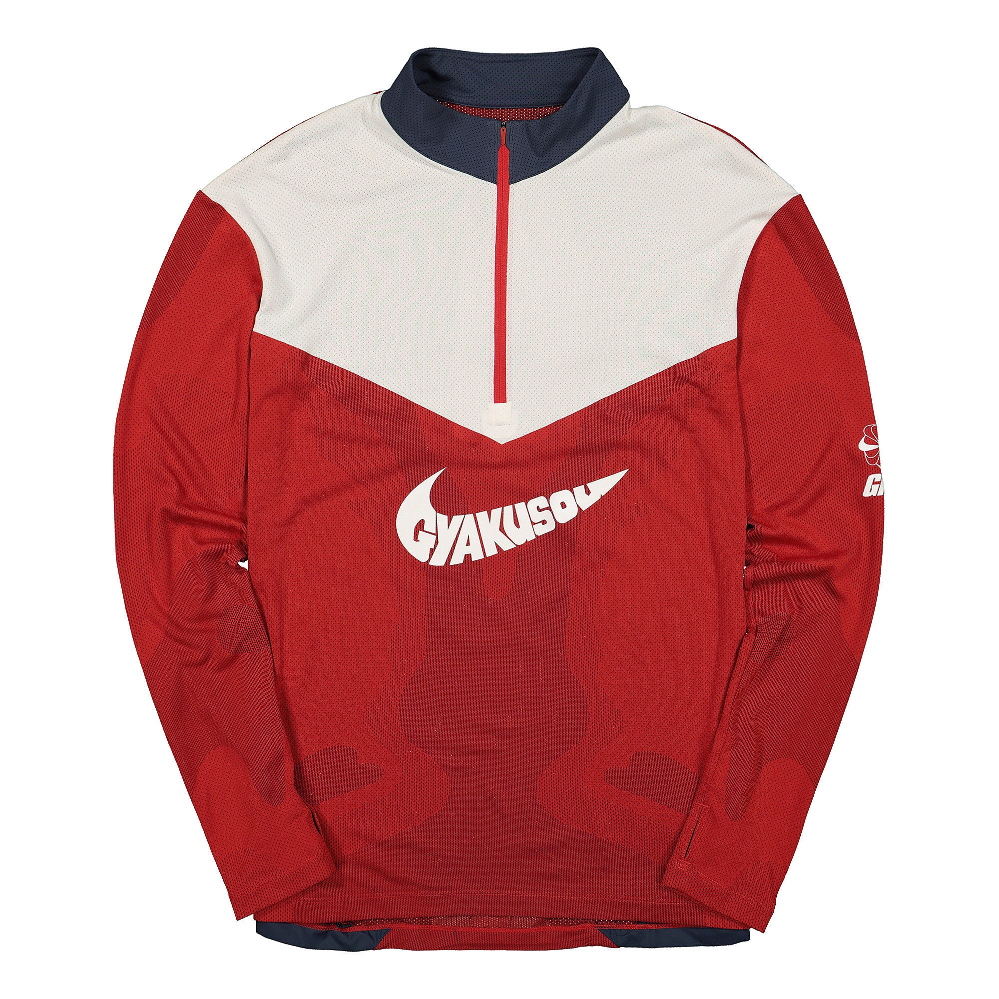 Nike Gyakusou NRG NA Long Sleeve Half-Zip Top Sport Red / Thunder Blue / Sail Longsleeves CD7109 611 | Overkill