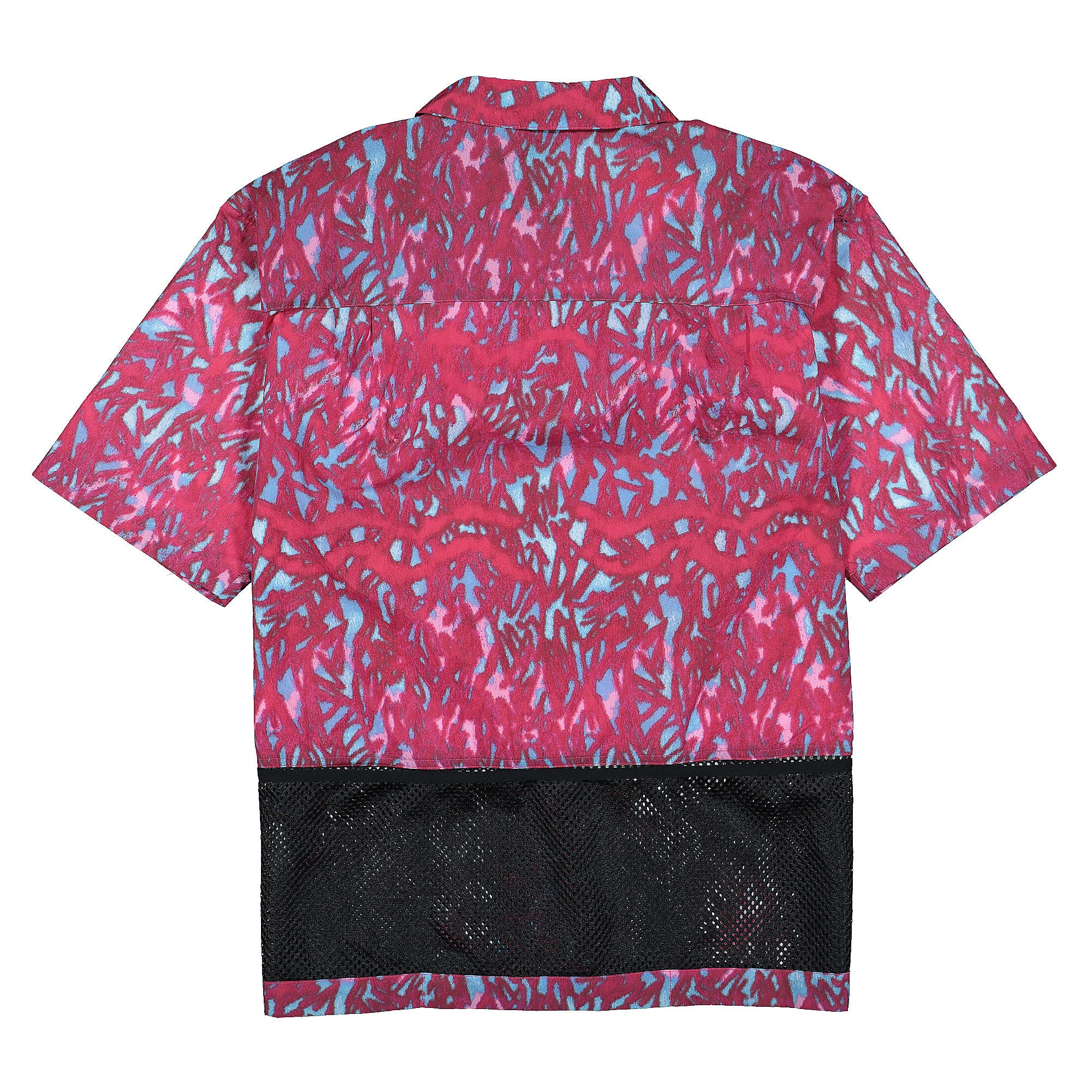 Nike NRG ACG Top SS AOP Habanero Red / Black T-Shirts Material | Overkill