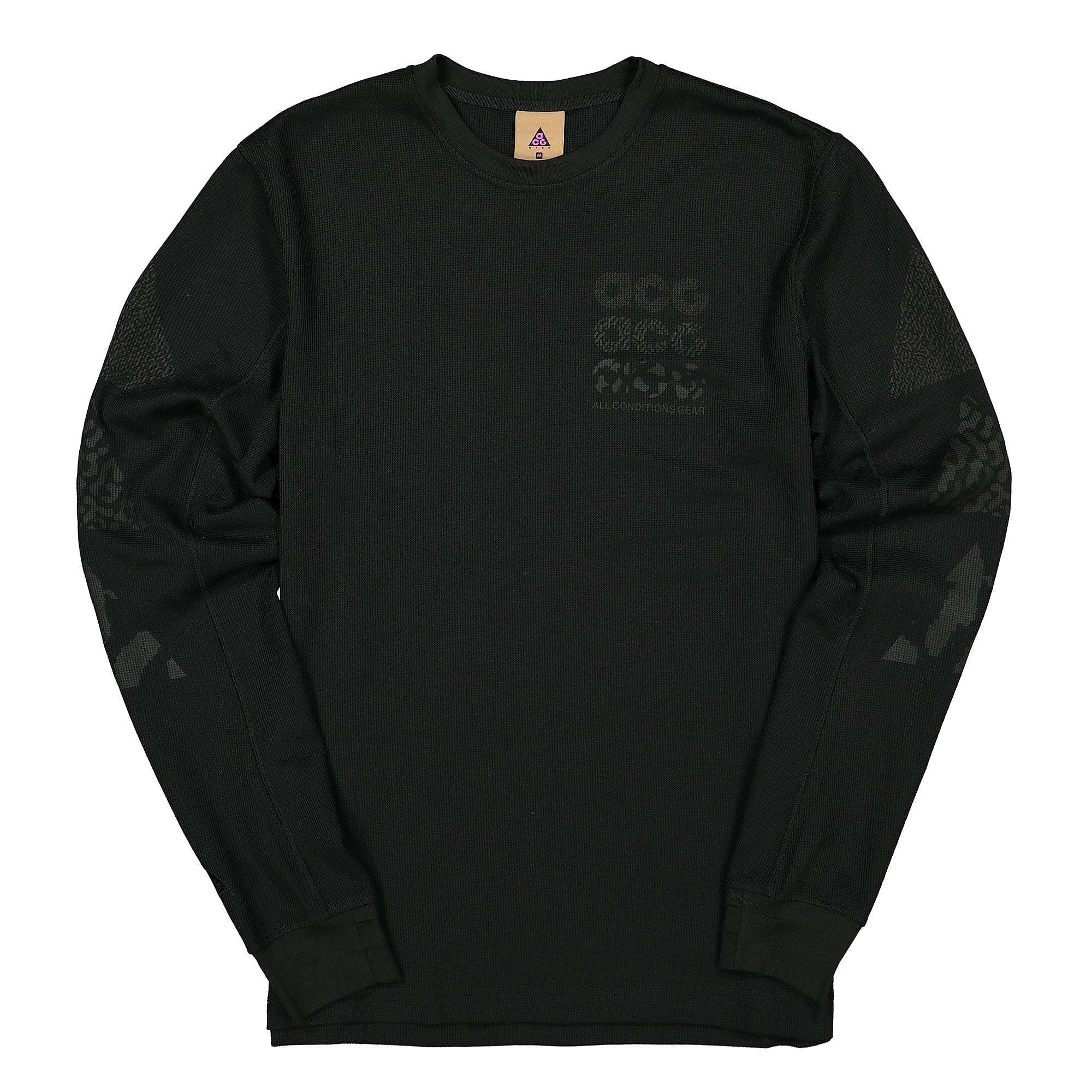 Nike NRG ACG Longsleeve GX Waffle Top Black Longsleeves CD7656 010 | Overkill