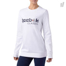 Reebok Wmns Foundation Iconic Crew White Sweatshirts CD8236 | Overkill