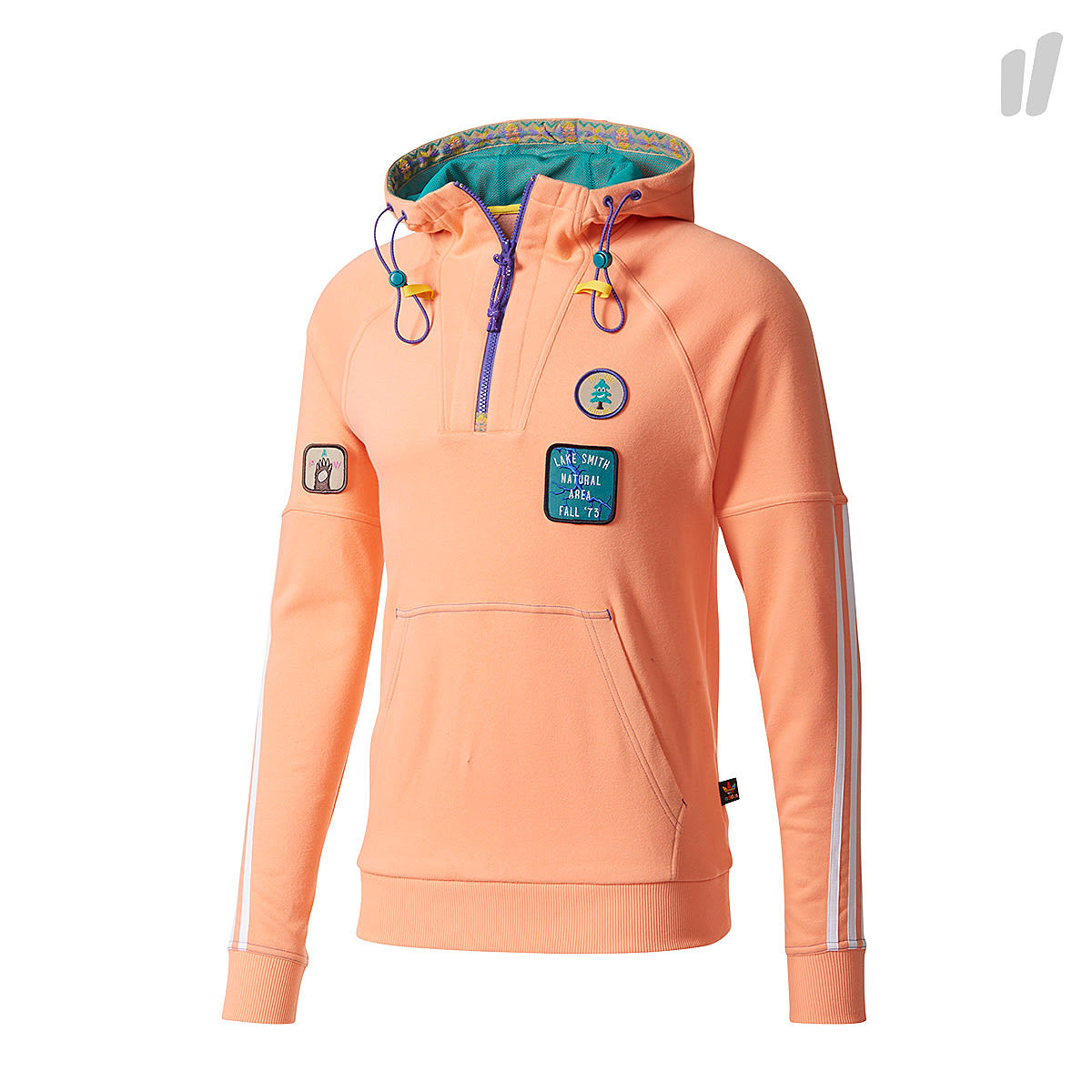 adidas Human Race Hooded Hiking Sweatshirt Sun Glow / EQT Green Sweatshirts CE9484 | Overkill