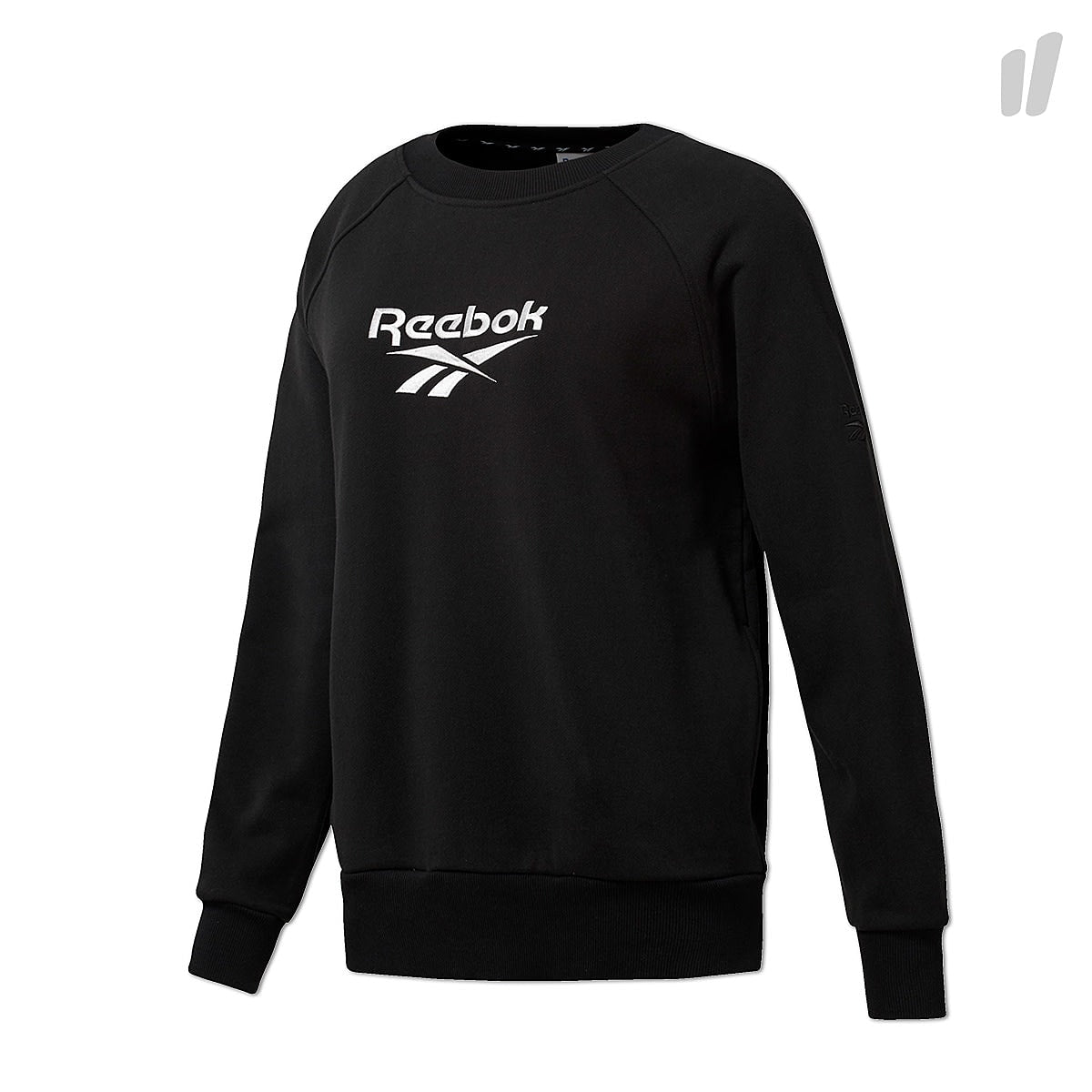 Reebok Wmns Cover Up Sweatshirt Black Sweatshirts CF3950 | Overkill