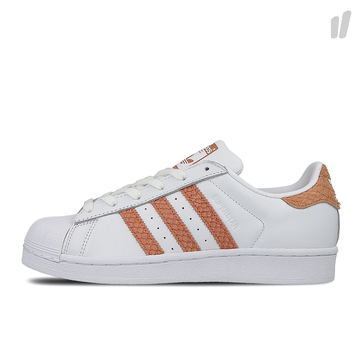 adidas wmns superstar Running White / Chalk Coral / Off White  CG5462 | Overkill