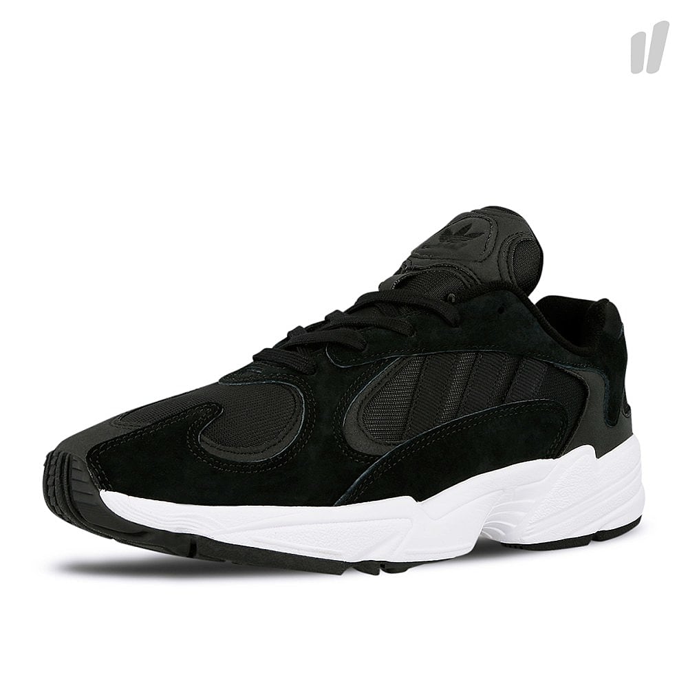 adidas yung-1 Core Black-Core Black-Running White Sneakers  Close Up | Overkill