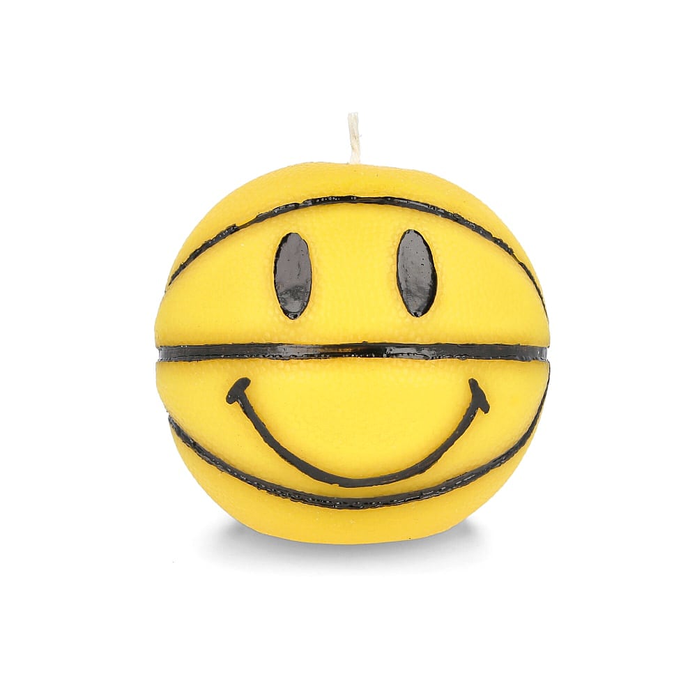 Market Smiley Mini Basketball Candle Yellow Incense & Candles CTM260070 / 0201 | Overkill
