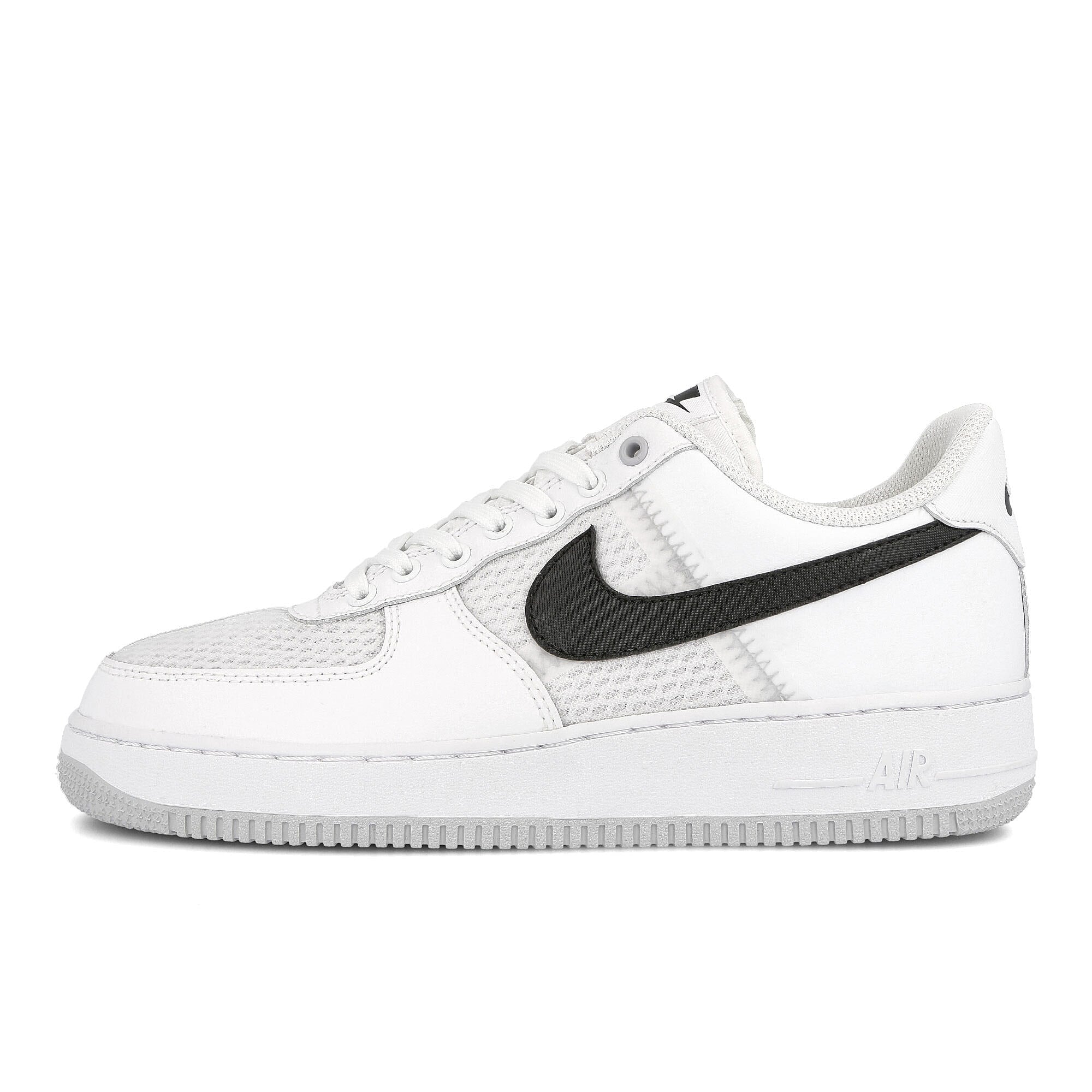 Nike air force 1 07 lv8 White / Black - Pure Platinum Low Top Sneakers CI0060 100 | Overkill