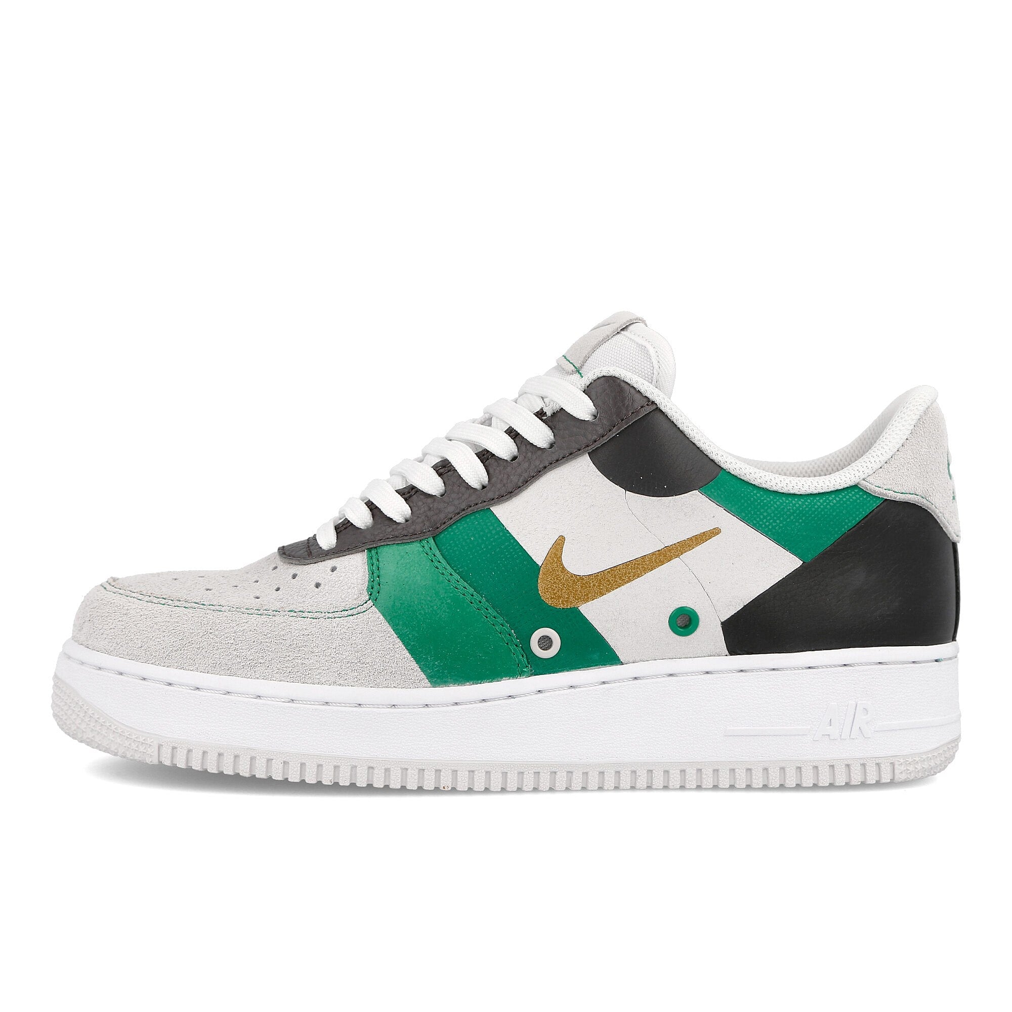 Nike air force 1 '07 premium White-Metallic Gold - Black - Vast Grey Low Top Sneakers CI0065 100 | Overkill
