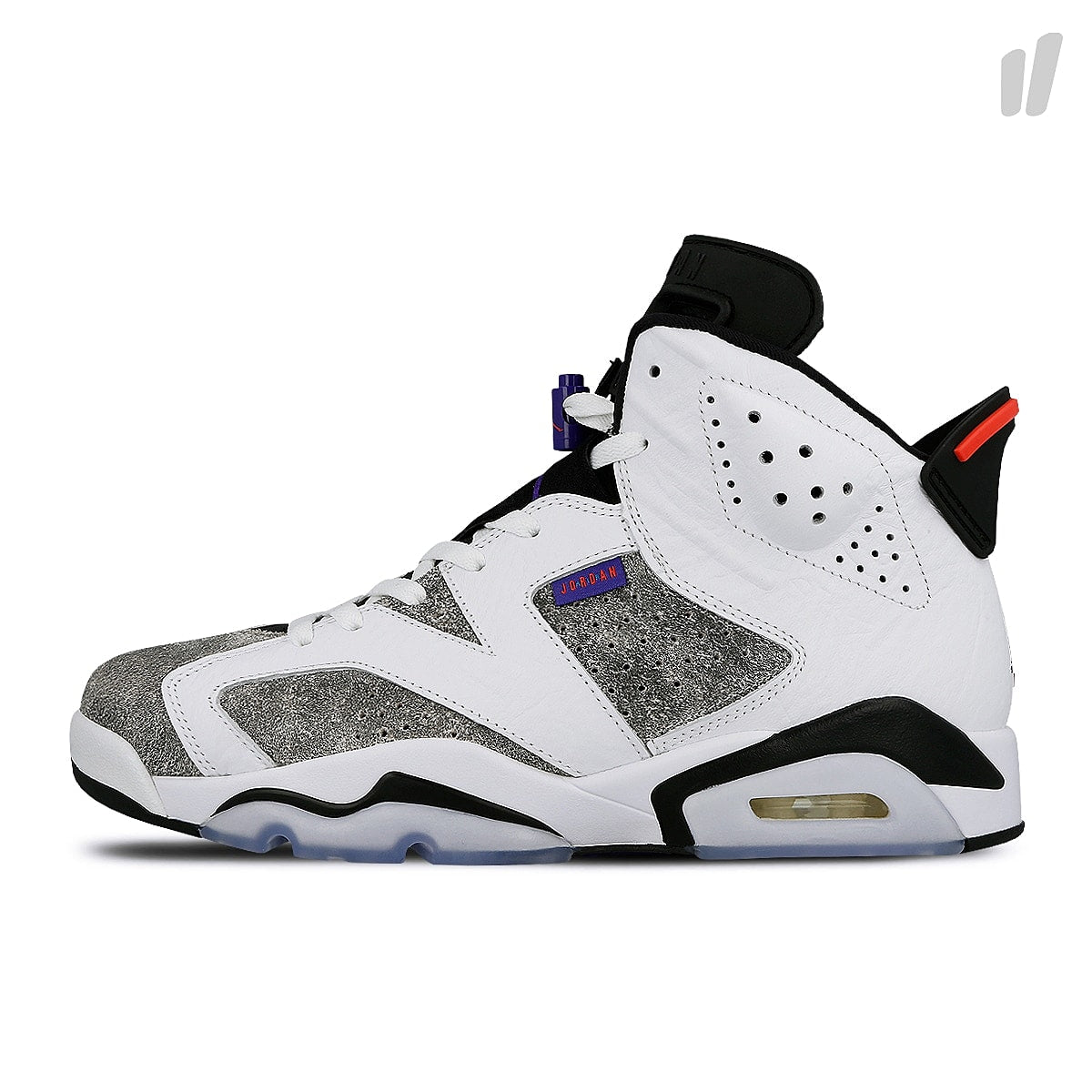 Jordan Air Jordan 6 Retro Leather White / Dark Concord - Black - Infrared 23 Sneakers CI3125 100 | Overkill