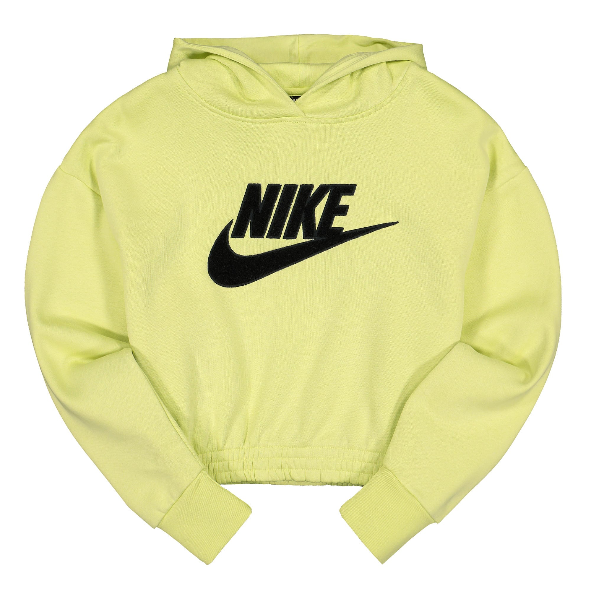 Nike Wmns NSW ICN CLSH Fleece Hoodie BB Limelight Hoodies CJ2034 367 | Overkill
