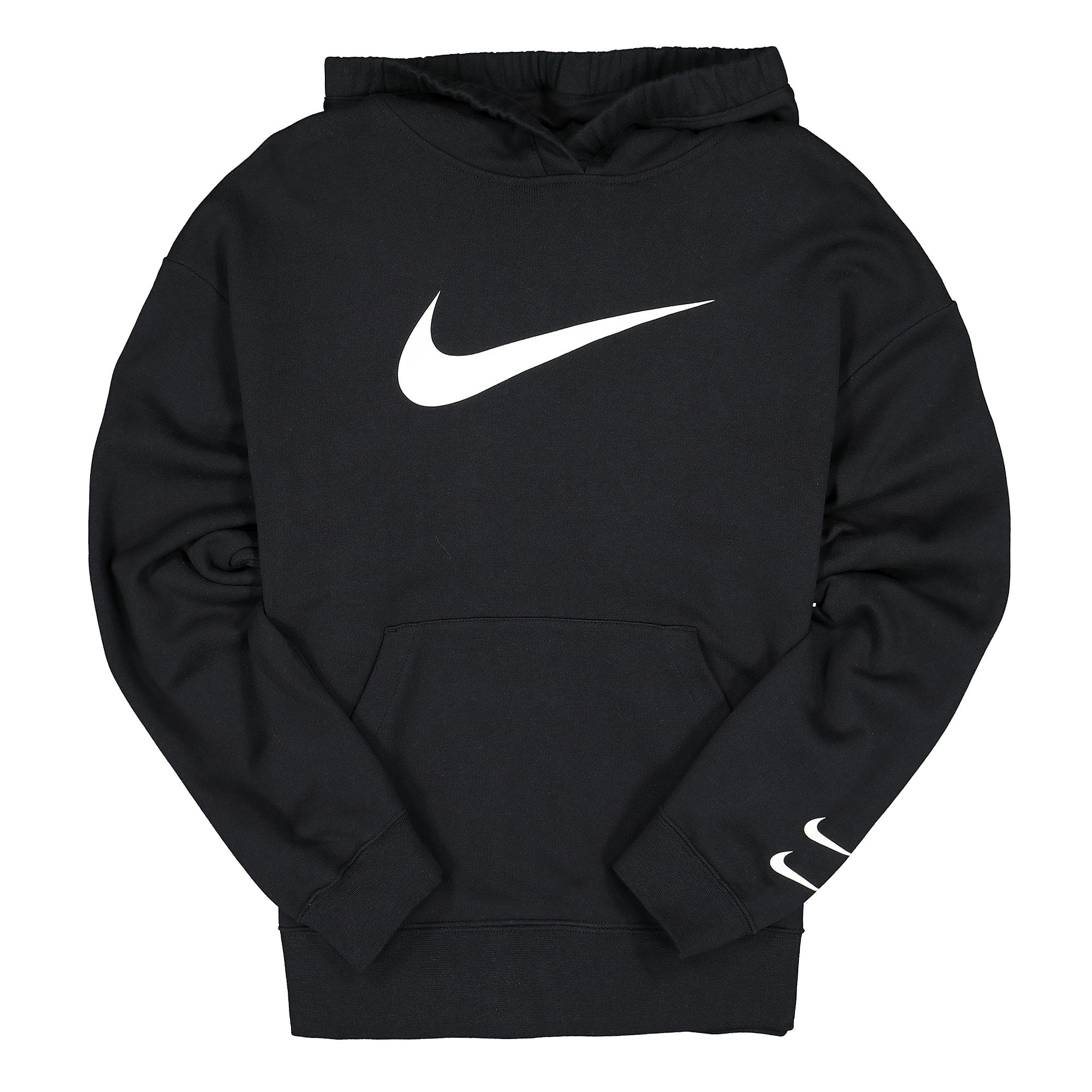 Nike Wmns NSW Swoosh Hoodie FT Black / White Hoodies CJ3761 010 | Overkill