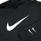 Nike Wmns NSW Swoosh Hoodie FT Black / White Hoodies Close-up | Overkill