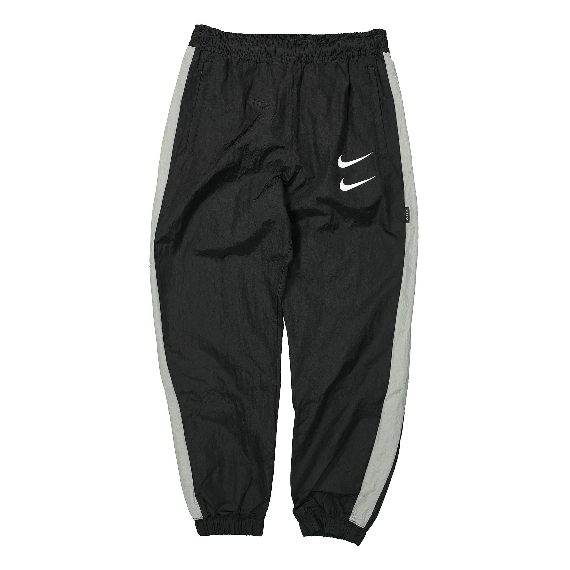 Nike NSW Swoosh Pant Woven Black / Particle Grey - White Sweat & Track Pants CJ4877 010 | Overkill