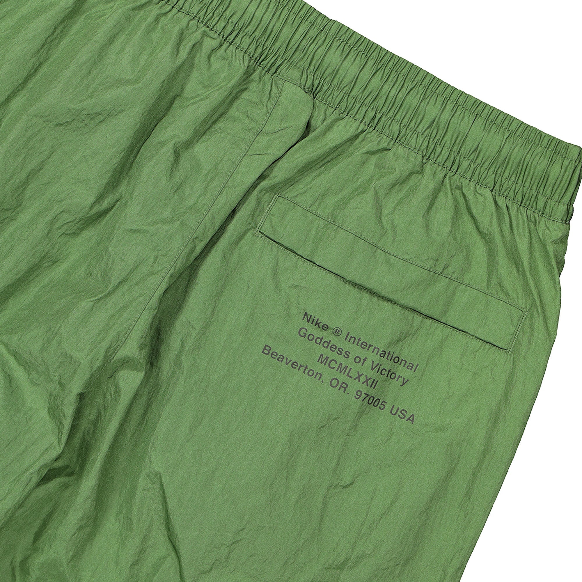 Nike NSW Swoosh Pant Woven Treeline / Black - White Sweat & Track Pants Close-up | Overkill