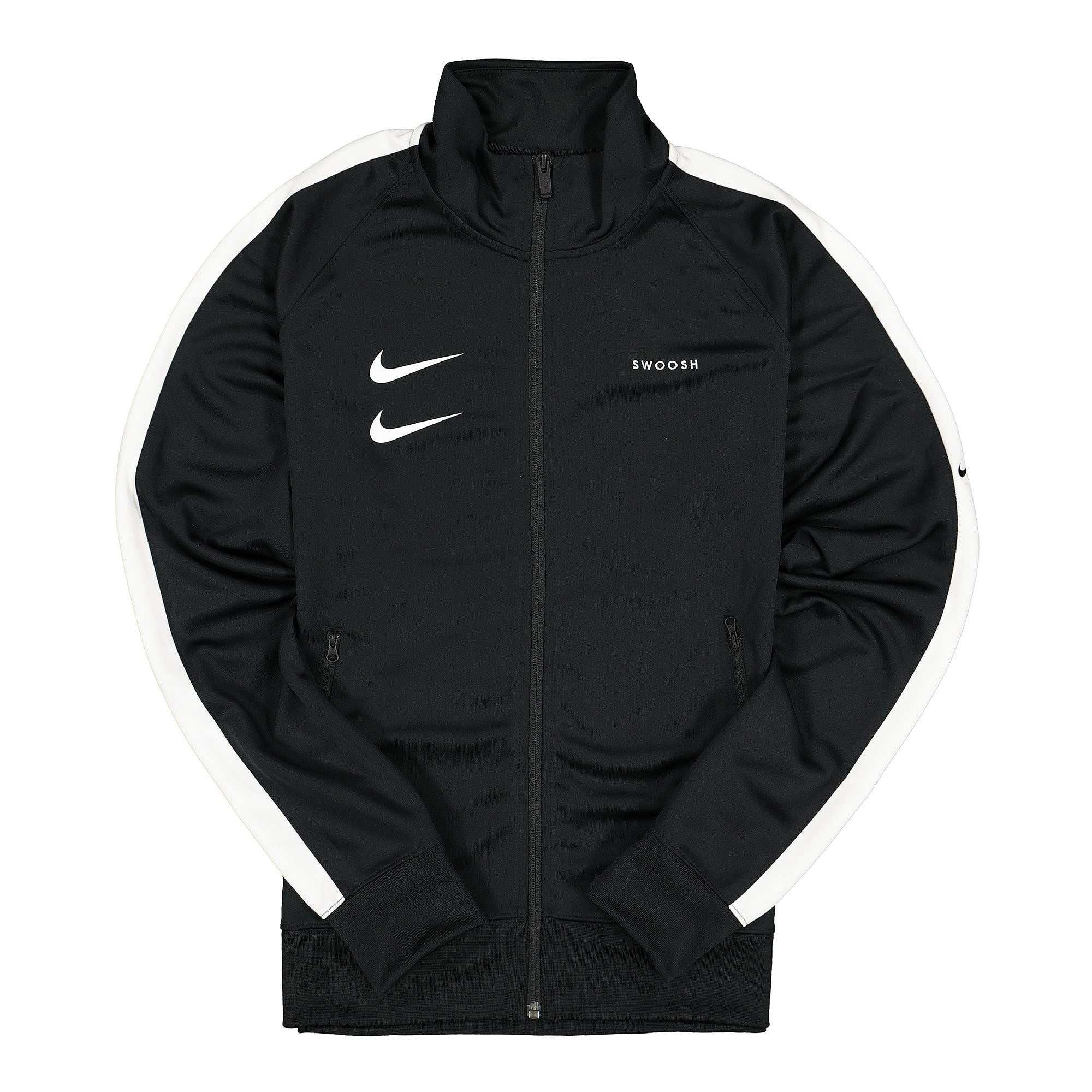 Nike NSW Swoosh Jacket PK Black / White - Black - White Jackets CJ4884 010 | Overkill