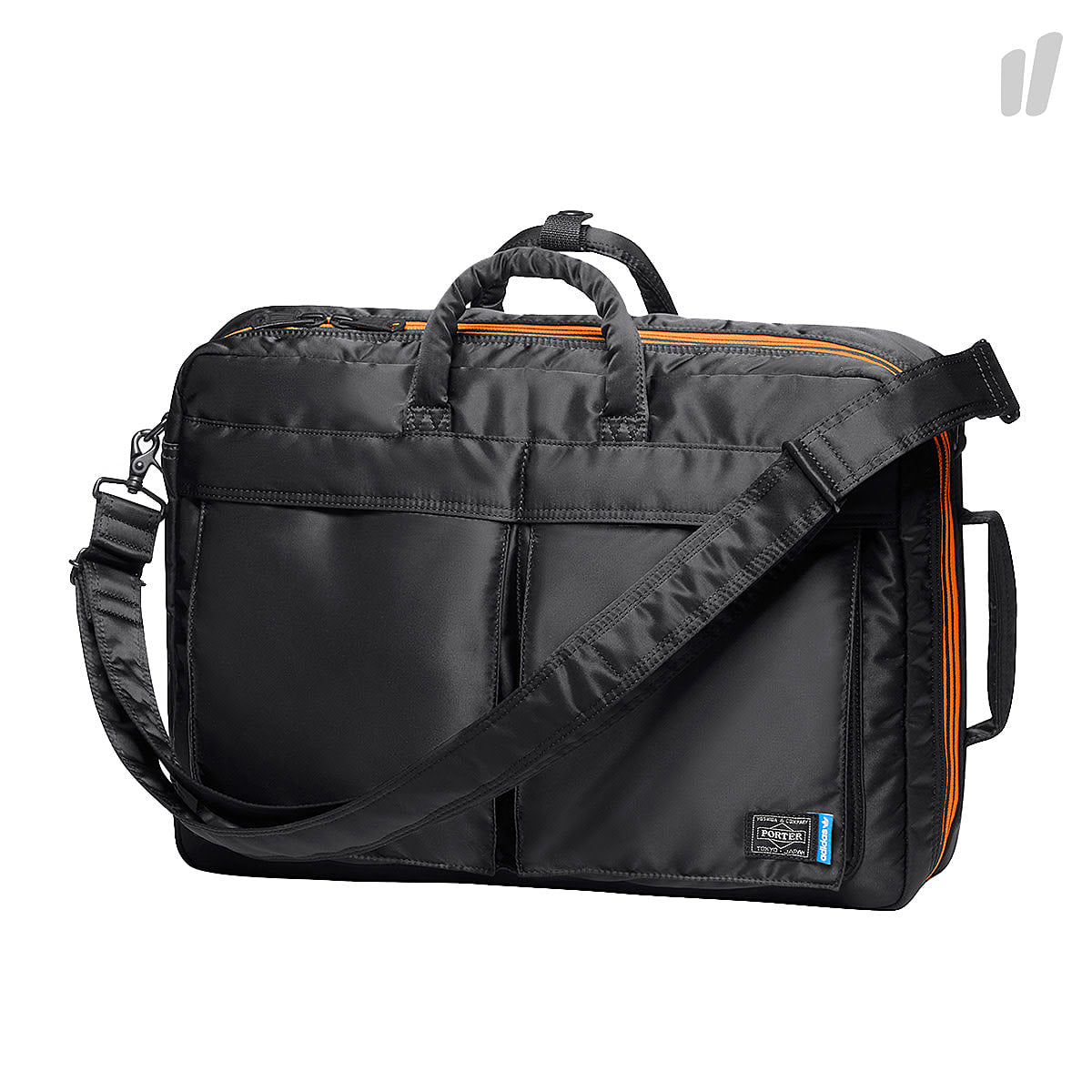 Porter-Yoshida & Co. Porter 3Way Briefcase Black / Orange Briefcases & Messenger Bags CJ5748 | Overkill