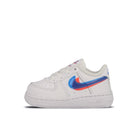 Nike force 1 lv8 td White-Blue - Bright Crimson Sneakers CJ7161 100 | Overkill