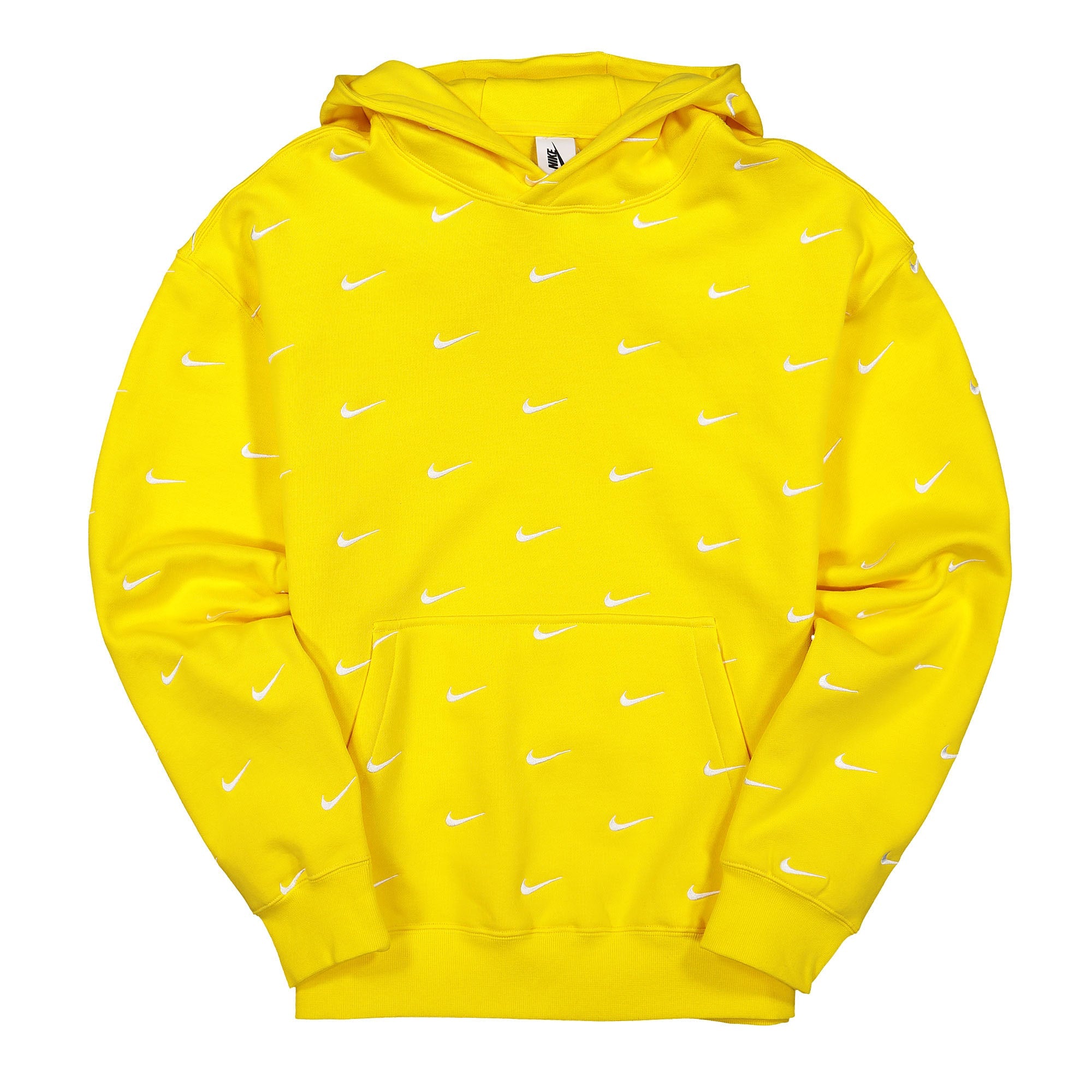 Nike NRG Swoosh Logo Hoodie Chrome Yellow Hoodies CJ8907 703 | Overkill