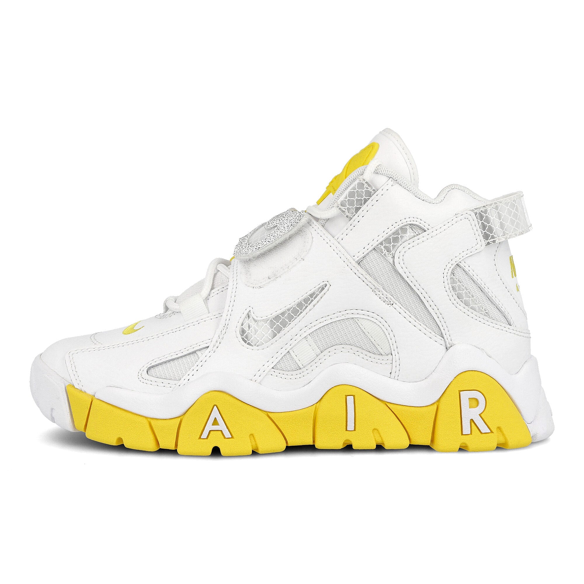 Nike wmns air barrage mid White / White - Chrome Yellow - Black  CJ9574 100 | Overkill