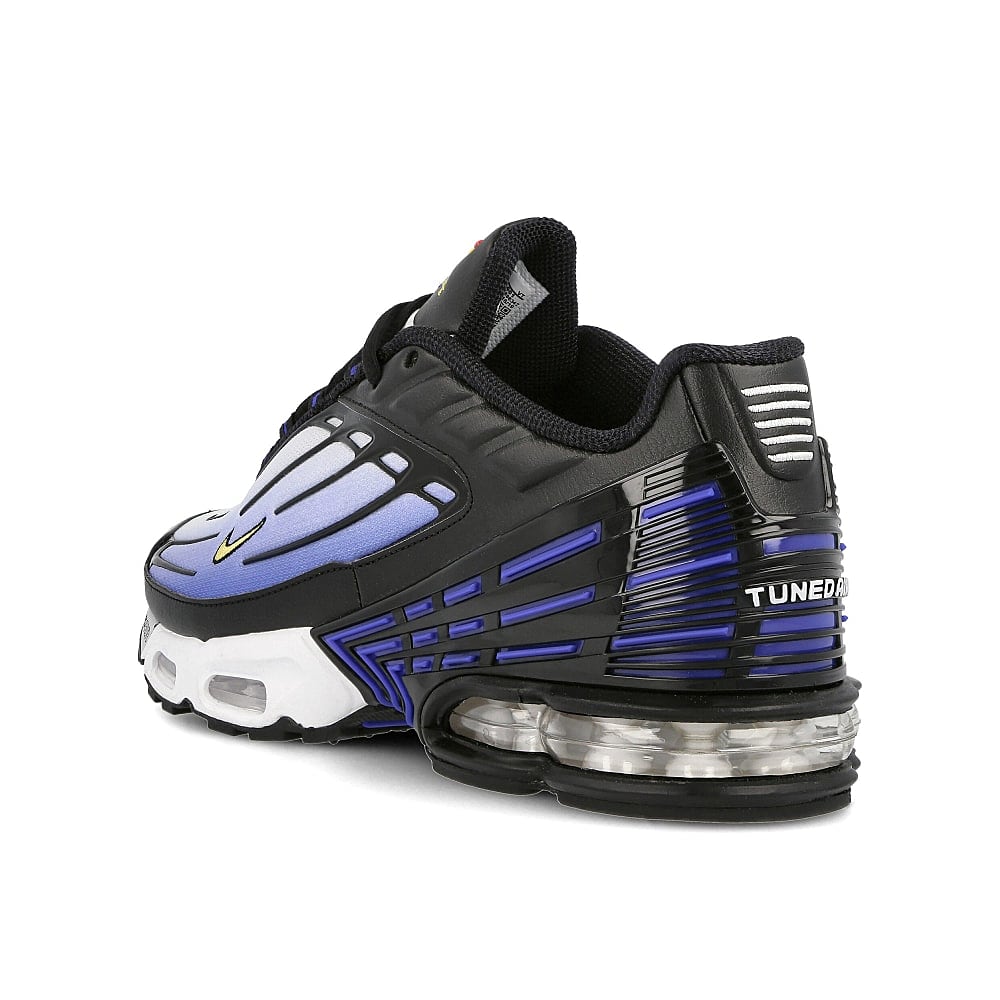 Nike air max plus iii Black / Chamois - Hyper Blue - White  Close-up | Overkill