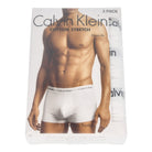 Calvin Klein 3 pack low rise trunk White Underwear U2664G-100 | Overkill