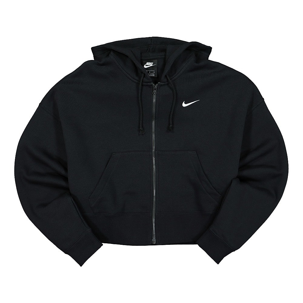 Nike Wmns NSW Full Zip Fleece Trend Black / White Jackets CK1505 010 | Overkill