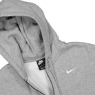 Nike Wmns NSW Full Zip Fleece Trend Dark Grey Heather / White Jackets Close-up | Overkill