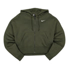Nike Wmns NSW Full Zip Fleece Trend Cargo Khaki / White Jackets CK1505 325 | Overkill