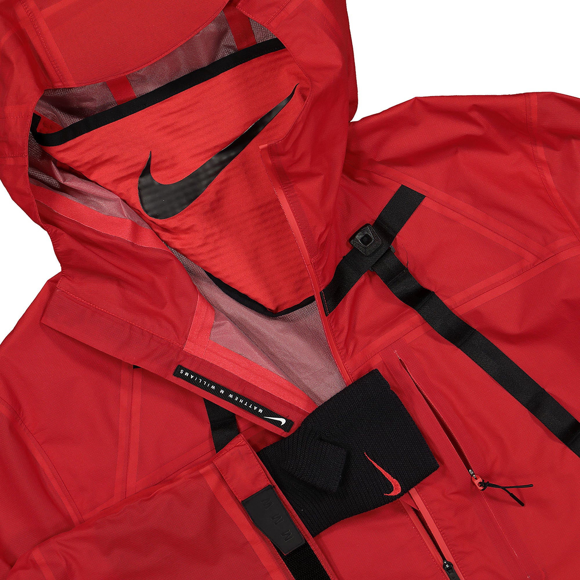 Nike Matthew M Williams x Nike NRG SE Jacket University Red Jackets Close-up | Overkill