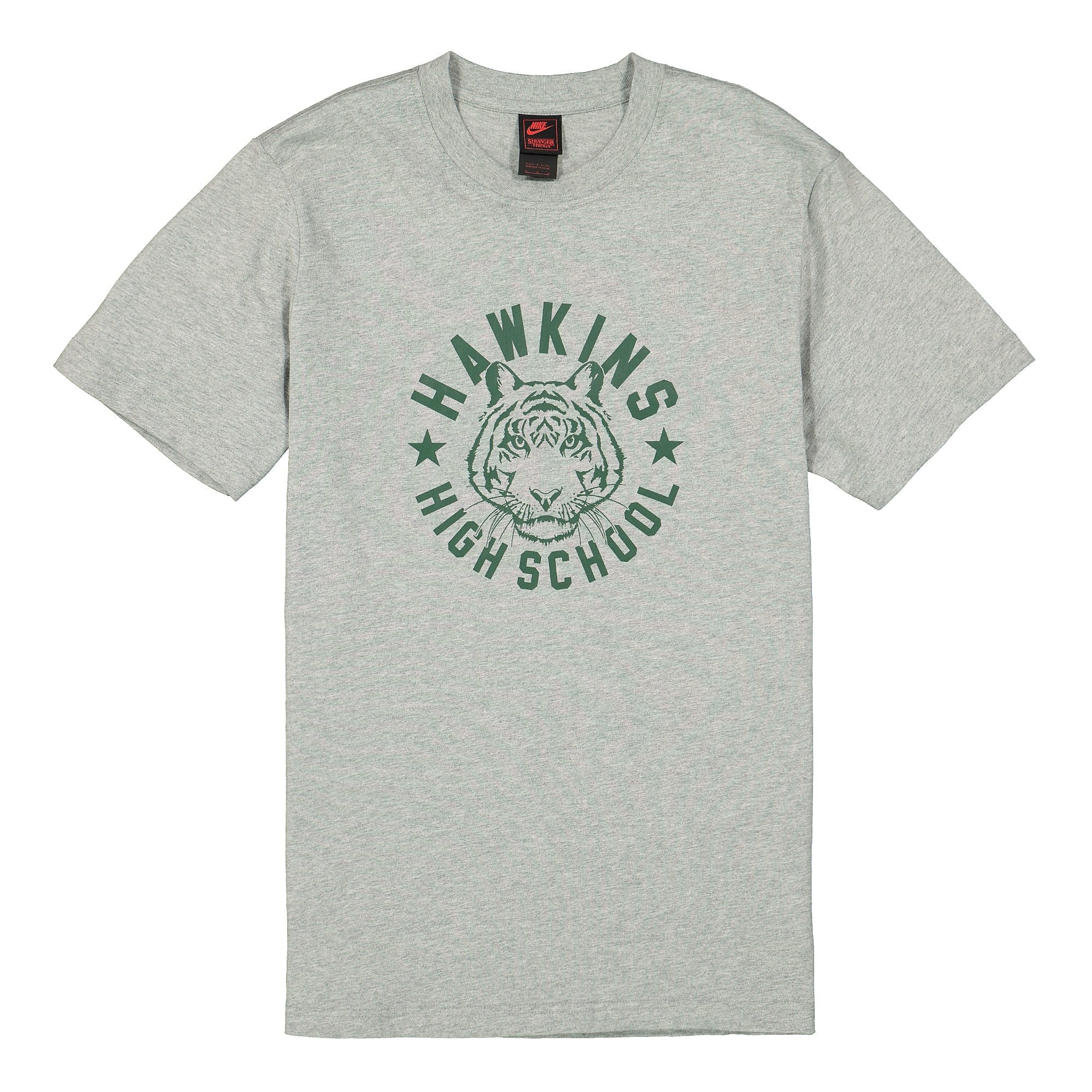 Nike Stranger Things x Nike NRG SS Tee DK Grey Heather / Fir T-Shirts CK2342 063 | Overkill