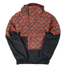 Nike ACG AOP Light Weight Fleece Jacket Black / Rush Red Fleece Jackets CK3106 010 | Overkill