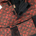 Nike ACG AOP Light Weight Fleece Jacket Black / Rush Red Fleece Jackets Close-up | Overkill