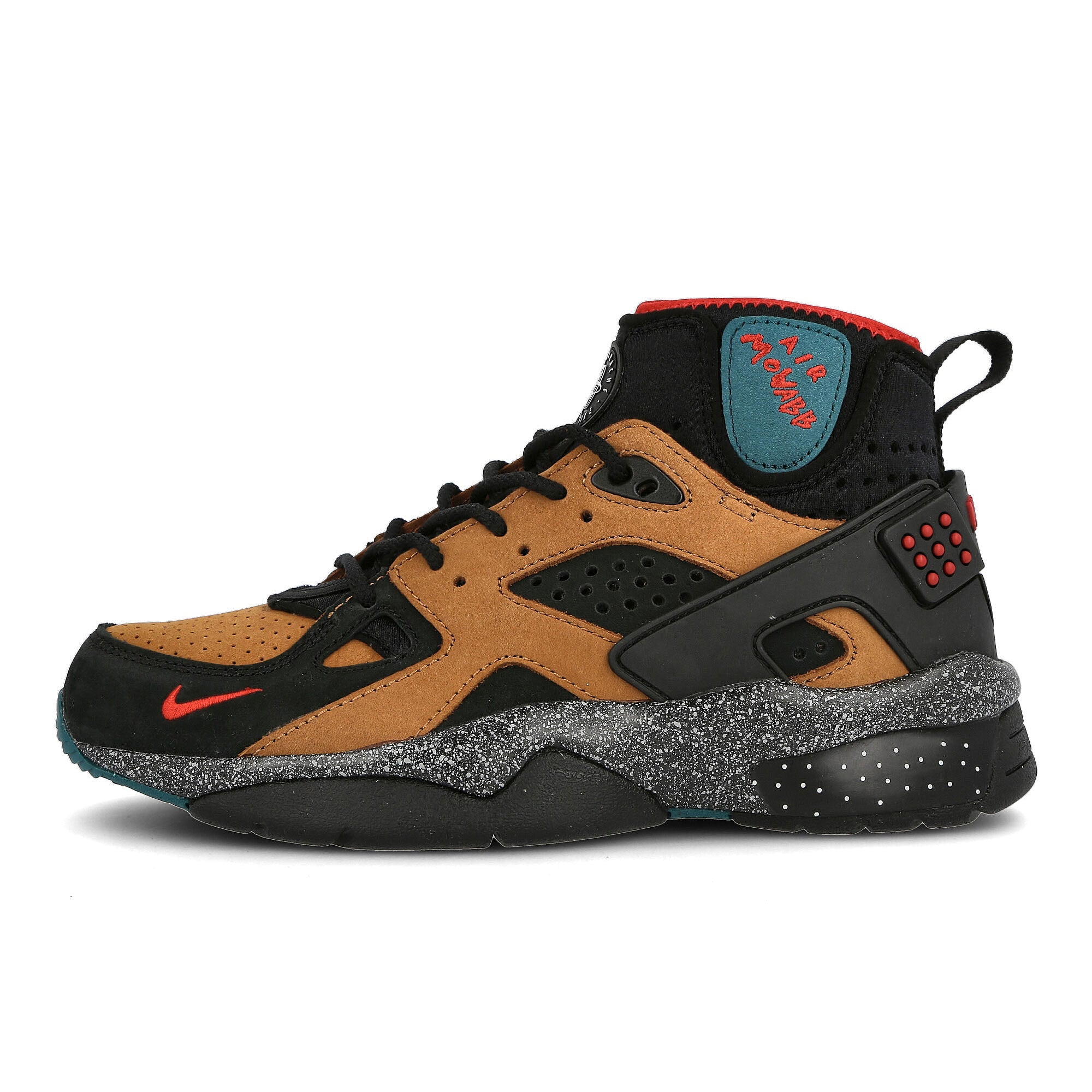 Nike Olivia Kim x Nike Wmns Air Mowabb Black-Gym Red - lt British Tan - Geode Teal Sneakers CK3312 001 | Overkill
