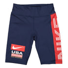 Nike Wmns NRG Bike Short Swoosh Stripe Midnight Navy / University Red / Black Shorts CK5244 410 | Overkill