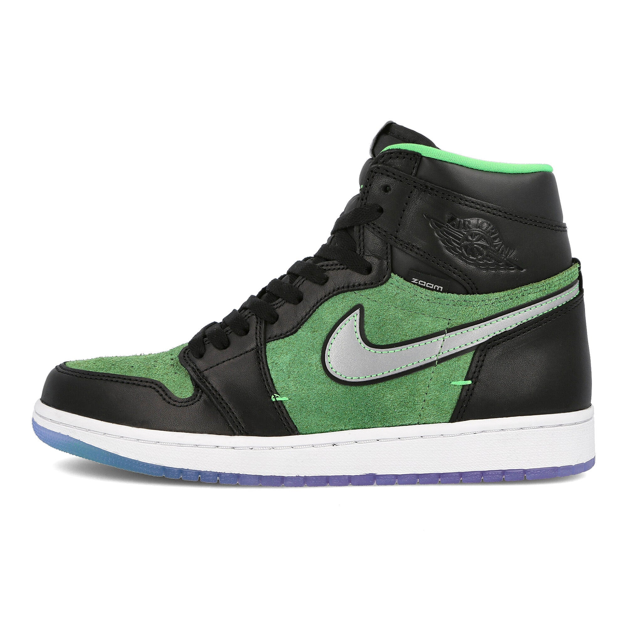 Jordan Air Jordan 1 Hi Zoom Black / Black - Tomatillo - Rage Green  CK6637 002 | Overkill