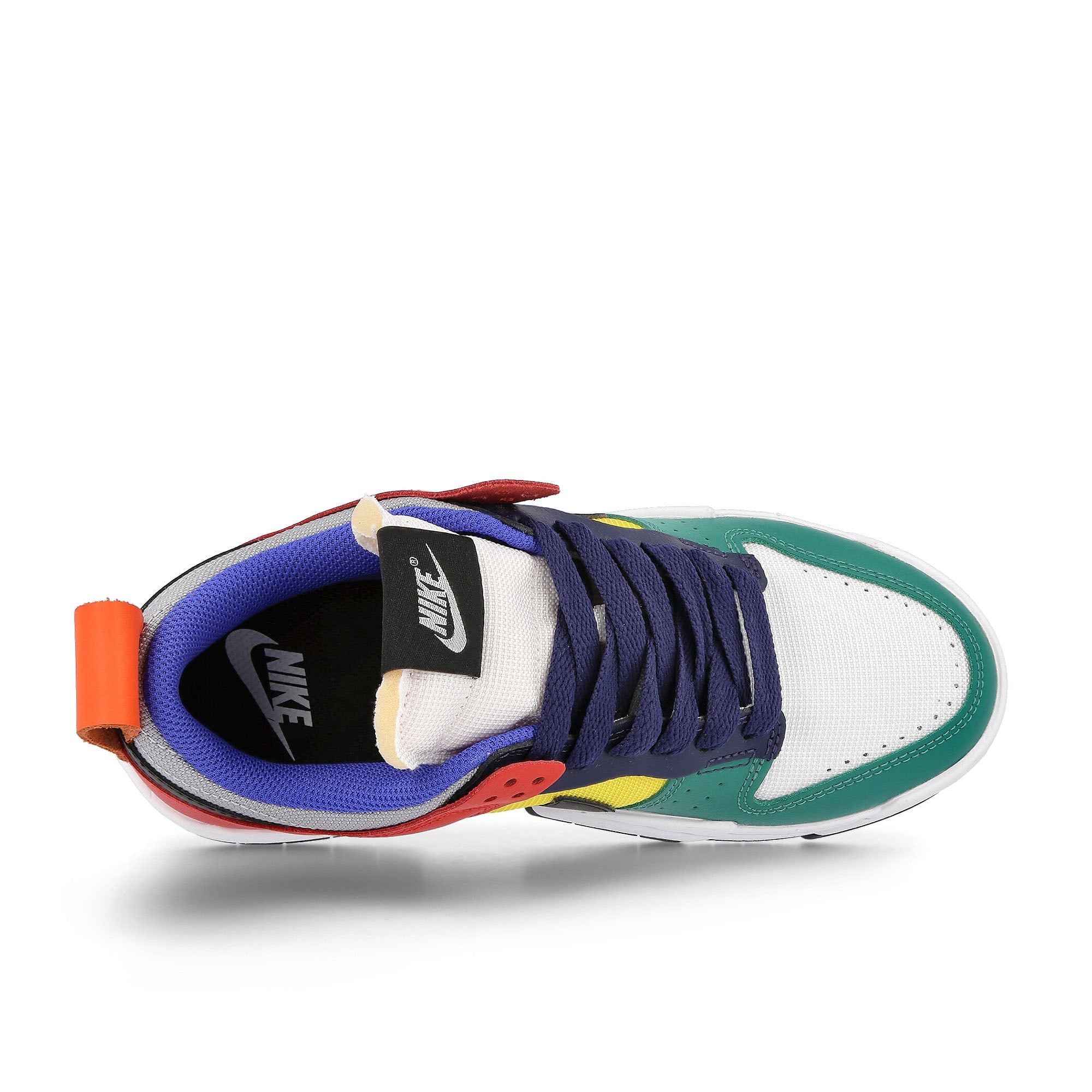 Nike wmns dunk low disrupt Wolf Grey-Black - Tour Yellow Low Top Sneakers  Detailfoto | Overkill