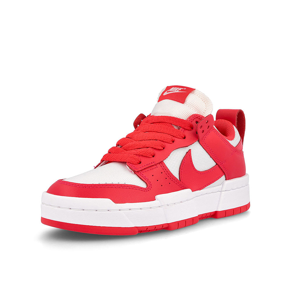 Nike wmns dunk low disrupt Siren Red / Siren Red - White  Detailfoto | Overkill