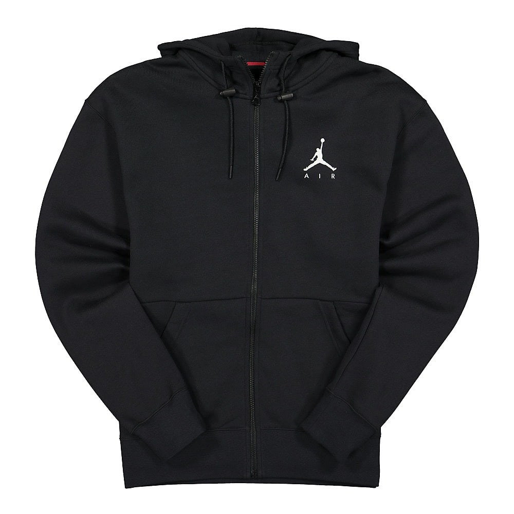 Jordan Air Jordan Jumpman Full Zip Hoodie Black / Black / Black / White Hoodies CK6679 010 | Overkill